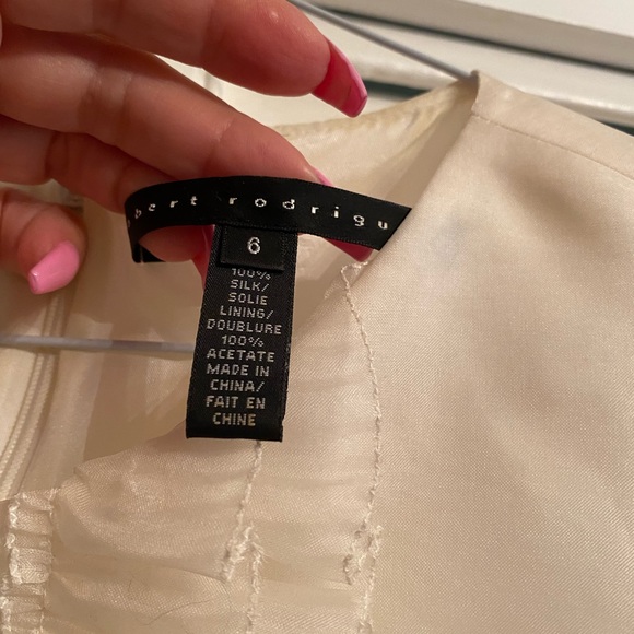 Vintage Robert Rodriguez ruffle front top size 6 - Picture 5 of 6